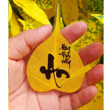 Lá Bồ Đề Vàng Ốp ĐT - An